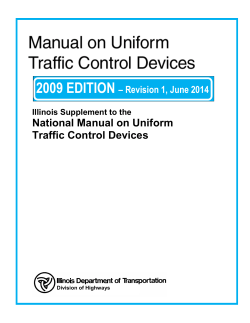 2009 EDITION National Manual on Uniform Traffic Control Devices