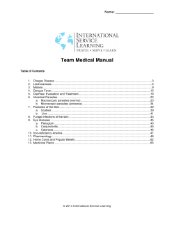 Team Medical Manual Name: ____________________