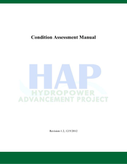 Condition Assessment Manual  Revision 1.2, 12/5/2012