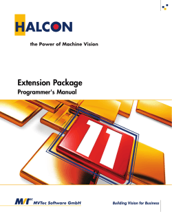 Extension Package Programmer's Manual