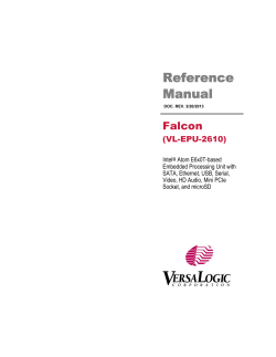 Reference Manual  Falcon