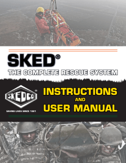 SKED INSTRUCTIONS  USER MANUAL