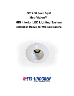 ™ Med-Vizion MRI Interior LED Lighting System ZXR LED Down Light