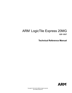 ARM LogicTile Express 20MG Technical Reference Manual V2F-1XV7