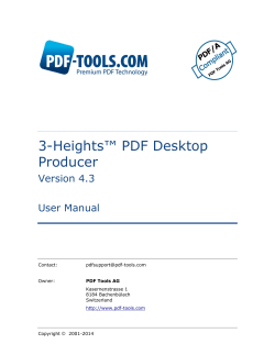 3-Heights™ PDF Desktop Producer  Version 4.3
