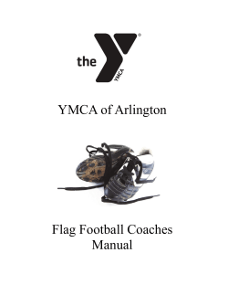 YMCA of Arlington Flag Football Coaches Manual