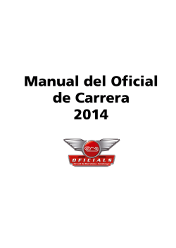 Manual del Oficial de Carrera 2014