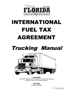 Trucking  Manual INTERNATIONAL FUEL TAX AGREEMENT