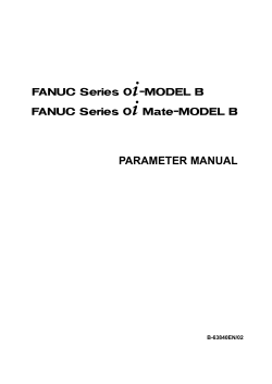 PARAMETER MANUAL FANUC Series 0  -MODEL B B-63840EN/02