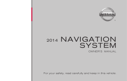 NAVIGATION SYSTEM 2014 LC2