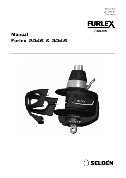 Manual Furlex 204S &amp; 304S 597-132-E