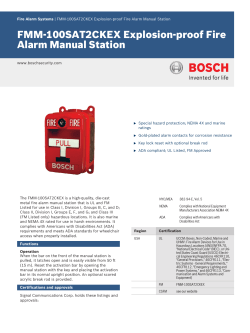 FMM‑100SAT2CKEX Explosion‑proof Fire Alarm Manual Station