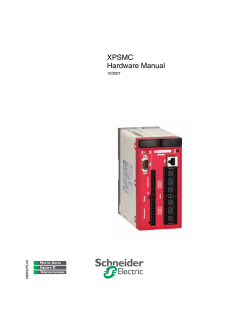 XPSMC Hardware Manual 12/2007 03