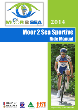 2014 Moor 2 Sea Sportive Ride Manual