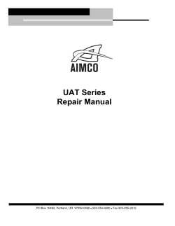 UAT Series Repair Manual