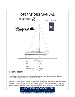 OPERATIONS MANUAL Welcome aboard!