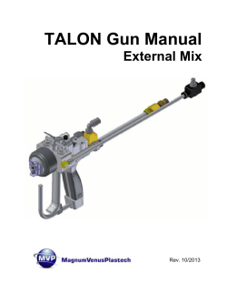 TALON Gun Manual External Mix Rev. 10/2013