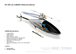 RC-TEK Ltd. SJM400 II Reference Manual SJM400 Specifications: