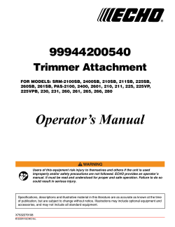 99944200540 Trimmer Attachment