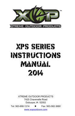 ™™ XPS SERIES Instructions manual