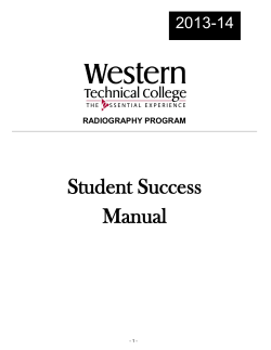 Student Success Manual 2013-14
