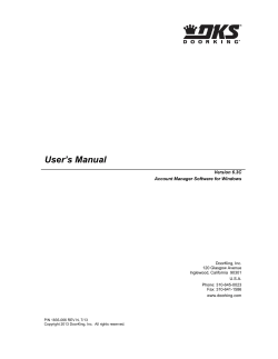 User’s Manual Version 6.3C
