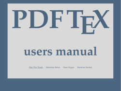PDF TEX users manual Hàn Thê Thành Sebastian Rahtz