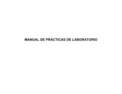 MANUAL DE PRÁCTICAS DE LABORATORIO