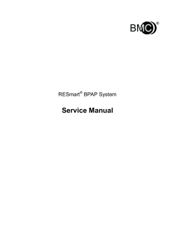 Service Manual  RESmart BPAP System