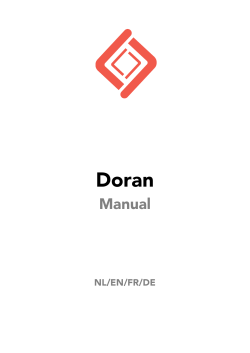 Doran Manual NL/EN/FR/DE