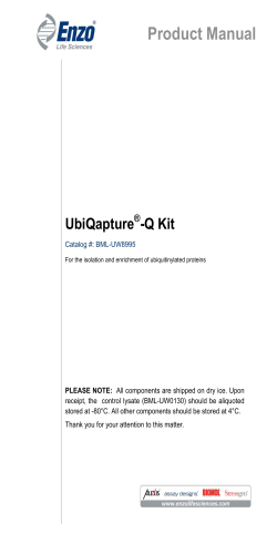 Product Manual UbiQapture -Q Kit