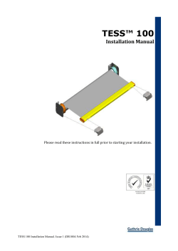 TESS™ 100  Installation Manual