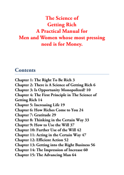 The Science of Getting Rich A Practical Manual for