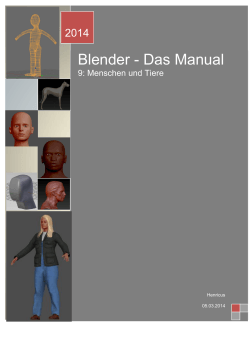 Blender - Das Manual 2014 9: Menschen und Tiere Henricus