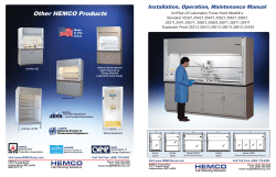 HEMCO Visit www.HEMCOcorp.com Call Toll Free: (800) 779-4362 Vi
