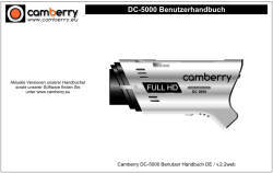 b camberry DC-5000 Benutzerhandbuch www.camberry.eu