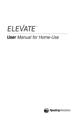User Manual for Home-Use TM
