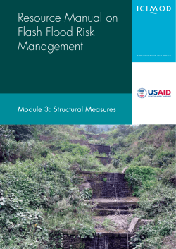 Resource Manual on Flash Flood Risk Management Module 3: Structural Measures