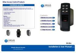 Other Access Control Products standalone products