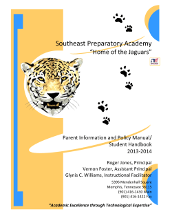 Southeast Preparatory Academy “Home of the Jaguars”
