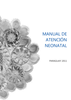MANUAL DE ATENCIÓN NEONATAL PARAGUAY 2011