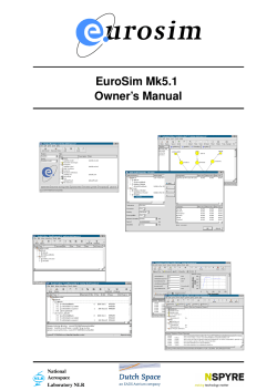 EuroSim Mk5.1 Owner’s Manual National Aerospace