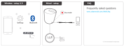 Frequently asked questions UR SPK-07 Settings Bluetooth