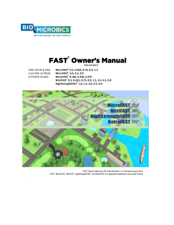 FAST Owner’s Manual ®