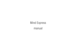Mind Express manual