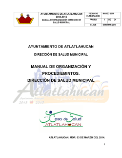 AYUNTAMIENTO DE ATLATLAHUCAN 2013-2015