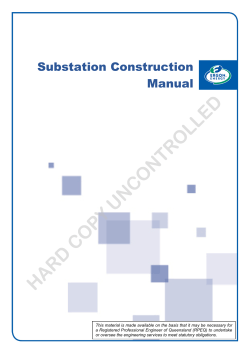 Substation Construction Manual