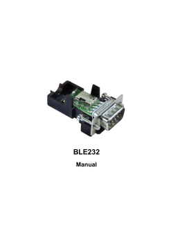 BLE232 Manual