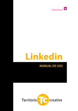 Linkedin MANUAL DE USO  s