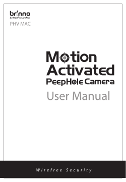 User Manual PHV MAC